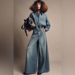 ZARA COLLECTION DENIM BOMBER JACKET
BLUE